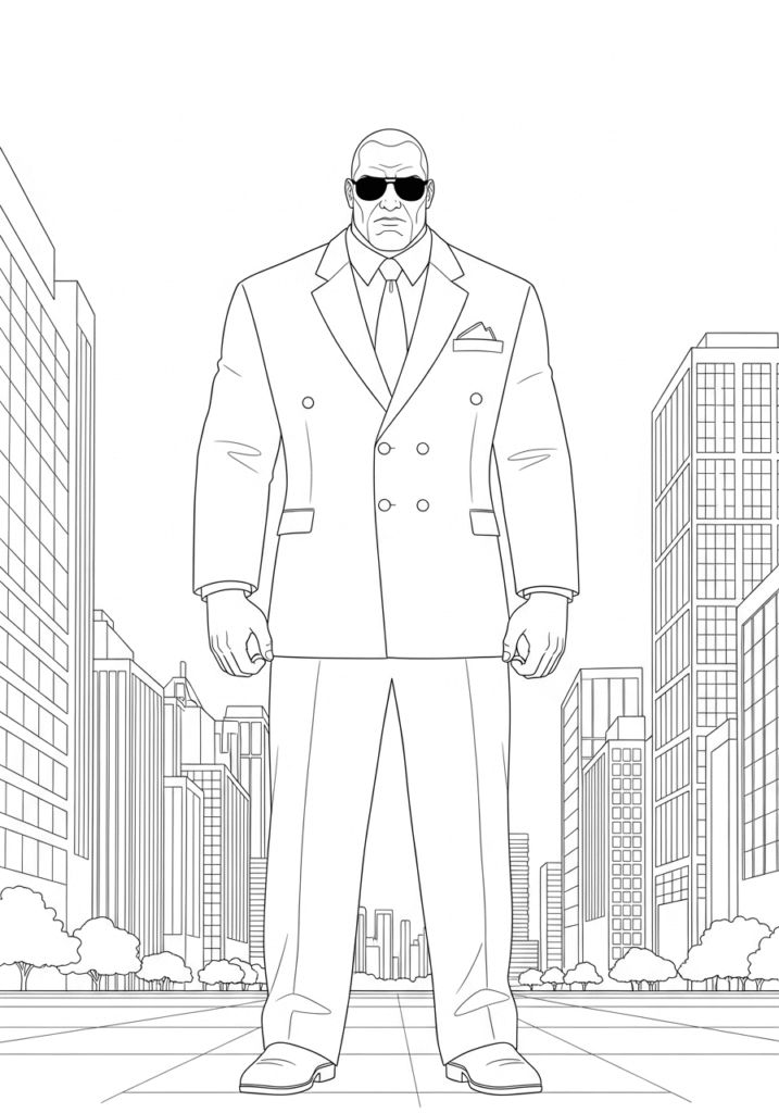 Stitch Coloring Pages (Free PDF Printables) 17 Disney hero Cobra Bubble is in his suit and posing for the camera.