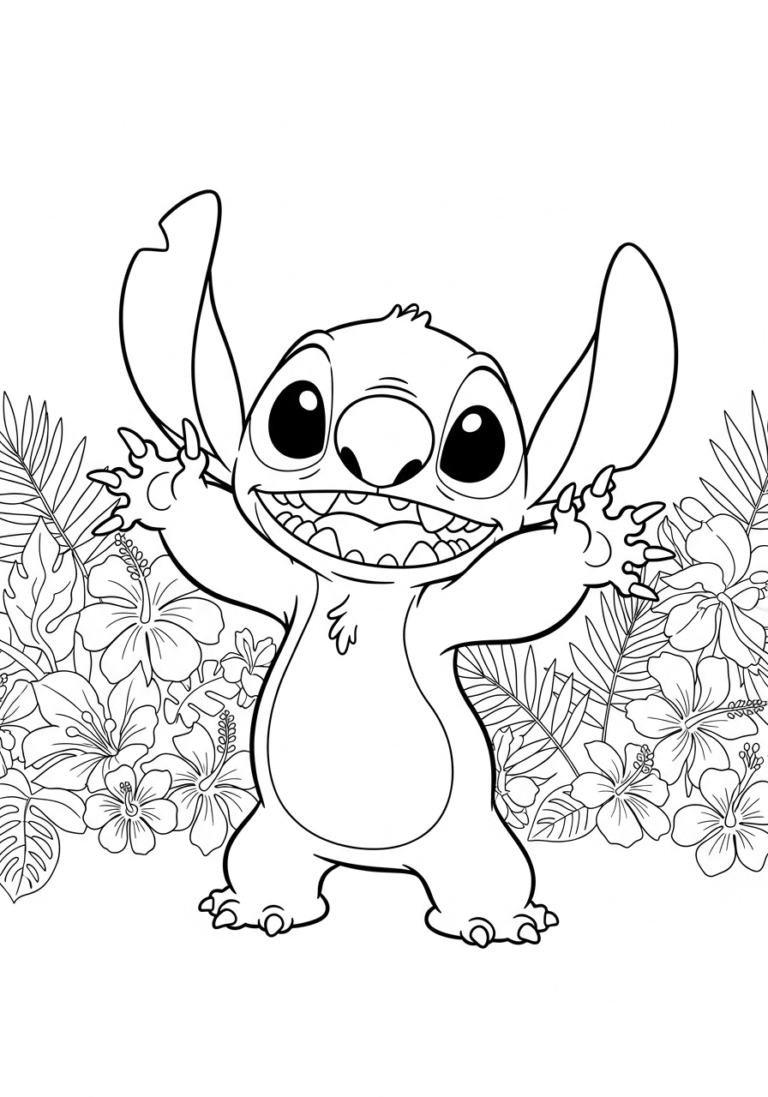 20+ Stitch Coloring Pages (Free PDF Printables) | 2025