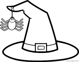 Witch Coloring Pages 4 Witch's Hat Coloring Page For Kids