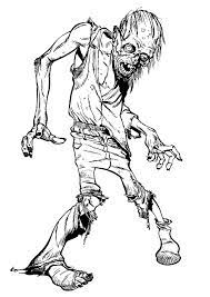 20 Zombie Coloring Pages For Kids 5 creepy zombie coloring pages